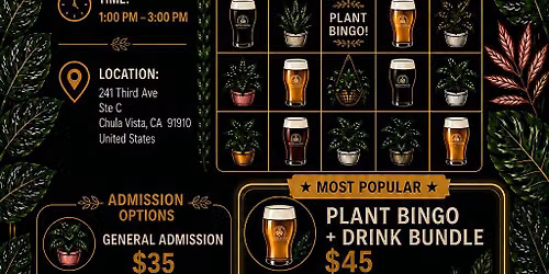 Plant Bingo @Brewjeria (Chula Vista)