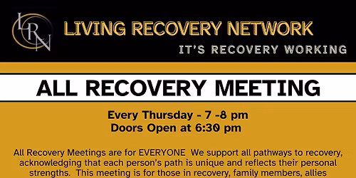 All Recovery Meeting - Supporting Recovery