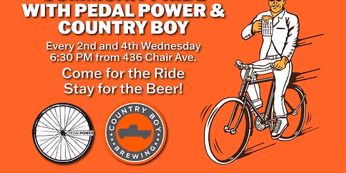 Pedal Power x Country Boy Ride!