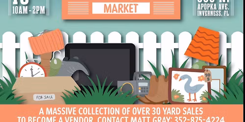 The Inverness Yard Sale May! Shopping with Mom, a Mother\u2019s Day market!!!