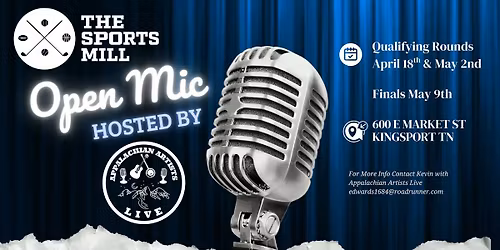 Open Mic Original Music Contest at The Sports Mill Kingsport