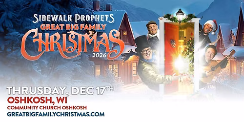 Sidewalk Prophets - Great Big Family Christmas 26-Oshkosh, WI