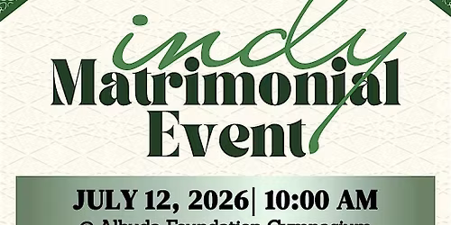 Muslim Indy Matches  30+ Singles Event