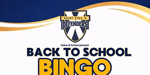 Back to School Bingo Bash!