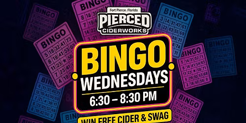 Bingo Wednesdays at Pierced Ciderworks