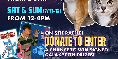 ARNO Adoptable dogs and Galaxycon Raffle