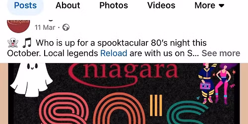 RELOAD AT THE NIAGRA BE AFRAID \ud83d\udd25\ud83d\udc80\ud83c\udfb6