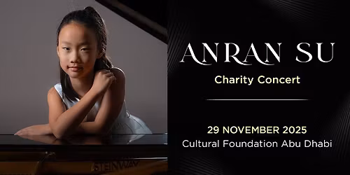 Anran Su \u2013 Charity Concert at Cultural Foundation in Abu Dhabi