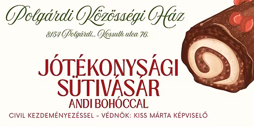 J\u00f3t\u00e9konys\u00e1gi S\u00fctiv\u00e1s\u00e1r Polg\u00e1rdiban- S\u00fcss Te is a j\u00f3 \u00fcgy\u00e9rt!