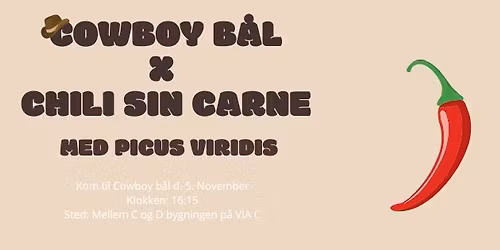 Cowboy b\u00e5l x chili sin carne