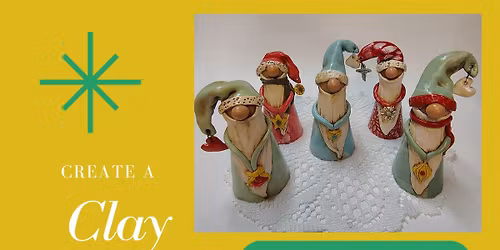 Create A Clay Christmas Gnome 