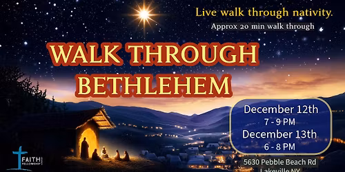 Walk Through Bethlehem