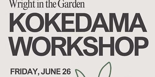 Kokedama workshop