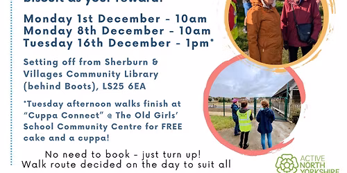 Sherburn wellbeing walk - AFTERNOON