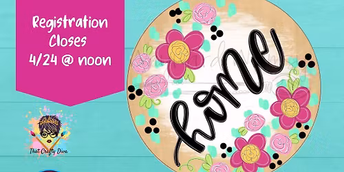 2026 Sacred Heart School PTO Fundraiser: Sip & Paint a Door Hanger