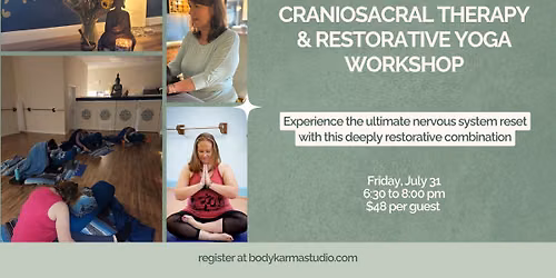 Craniosacral Therapy & Restorative Yoga Workshop