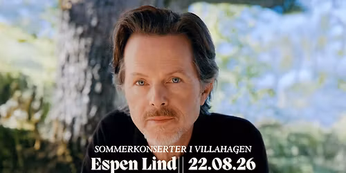 Sommerkonserter i Villahagen: Espen Lind