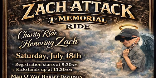 15th Annual Zach Attack Memorial Ride