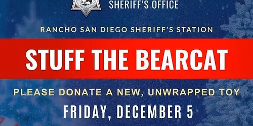Stuff The Bearcat Toy Drive - Rancho San Diego