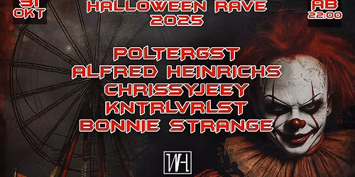 HALLOWEEN RAVE 2025 | Wagenhallen Stuttgart