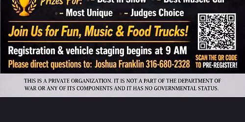 931 ARW First Sergeant\u2019s Annual Car Show & Fundraiser