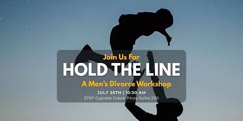 Men's Divorce Workshop