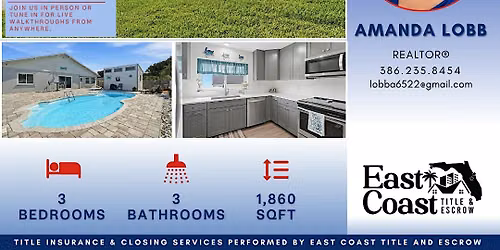 Listing Spotlight LIVE\u2122 | 82 Jennifer Cir, Ponce Inlet