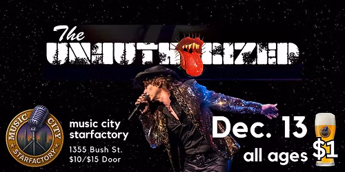 The Unauthorized Rolling Stones - Live at Music City Starfactory