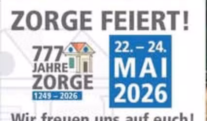 777 Jahre Zorge \u2013 Der gro\u00dfe JUBIL\u00c4UMS-MARKT am Stauffenberg
