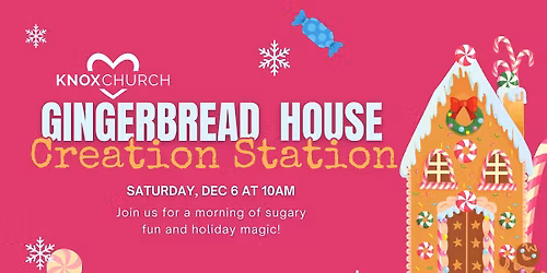 Gingerbread House Creation Station