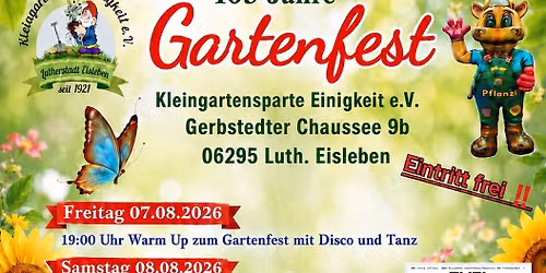 105 Jahre Kleingartensparte Einigkeit e. V.