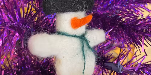 Needle felted ornaments class