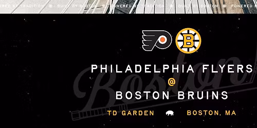 Boston Bruins at Philadelphia Flyers at Xfinity Mobile Arena
