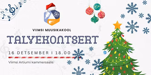TALVEKONTSERT - Viimsi Muusikakool