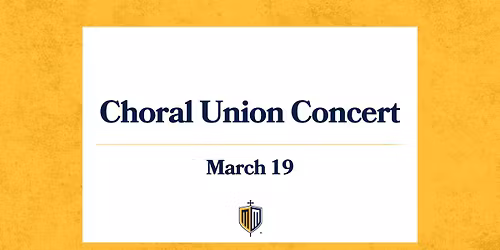 Choral Union Concert