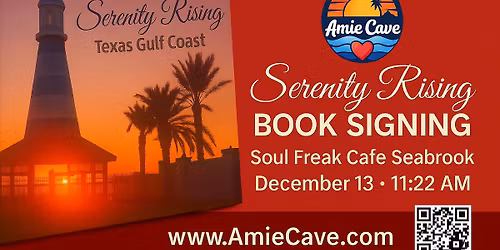 Serenity Rising Book Signing at Soulfreak Seabrook Cafe'