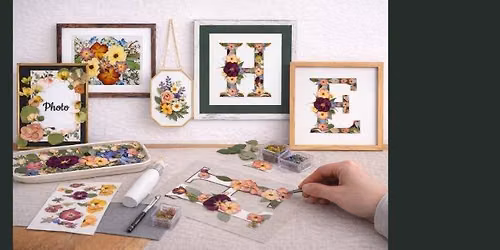 Personalized Pressed Flower Art \u2013 September 26