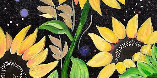 Shining Sunflowers-Vytautas Aid Society-Paint and Sip