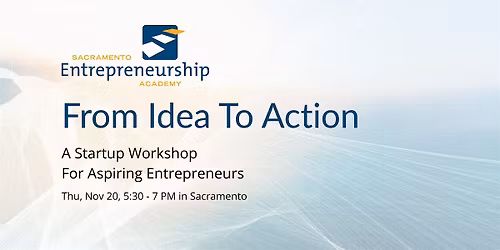 SEA Startup Workshop: From Idea to Action