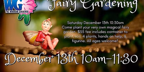 Fairy Gardening Class