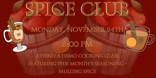Spice Club-- Mullling Spice