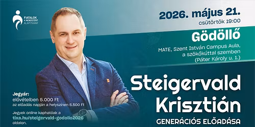 Steigervald Kriszti\u00e1n gener\u00e1ci\u00f3s el\u0151ad\u00e1sa G\u00f6d\u00f6ll\u0151n