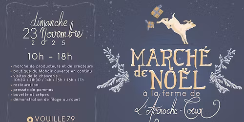 March\u00e9 de No\u00ebl \u00e0 la Ferme de l\u2019Accroche-Coeur