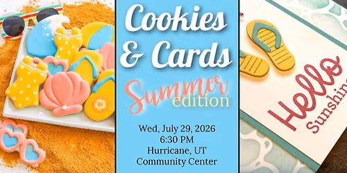 Sugar Cookies & Greeting Cards: Summer Edition!