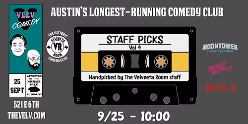 Staff Picks - Live Comedy!