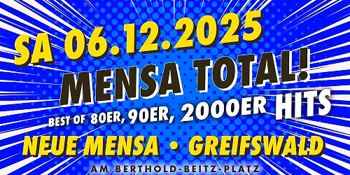 MENSA TOTAL! w\/ Best of 80er, 90er, 2000er Hits