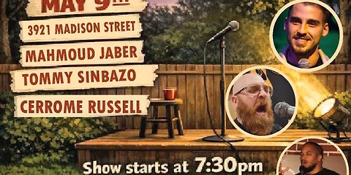 Hyattsville Backyard Comedy - May 9th 