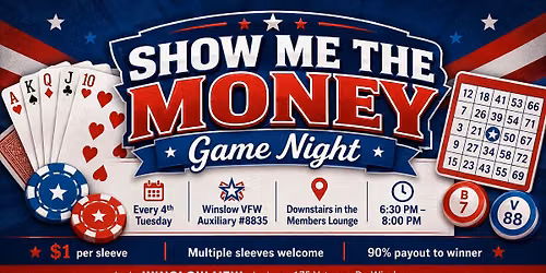 Show Me the Money Game Night at Winslow VFW