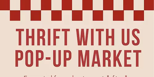 THRIFT with us, Pop up Market