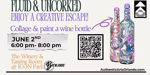 Fluid & Uncorked: Wine Bottle Painting
